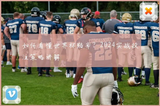 如何看懂世界杯赔率?2024实战投注策略讲解